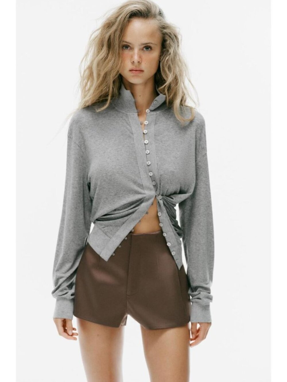 ZARA SATIN MINI SHORTS 1255/569/753